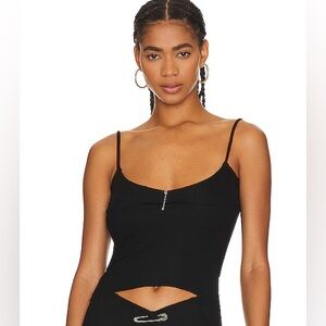 SAMI MIRO VINTAGE LOW BACK DOUBLE LAYER TANK TOP
